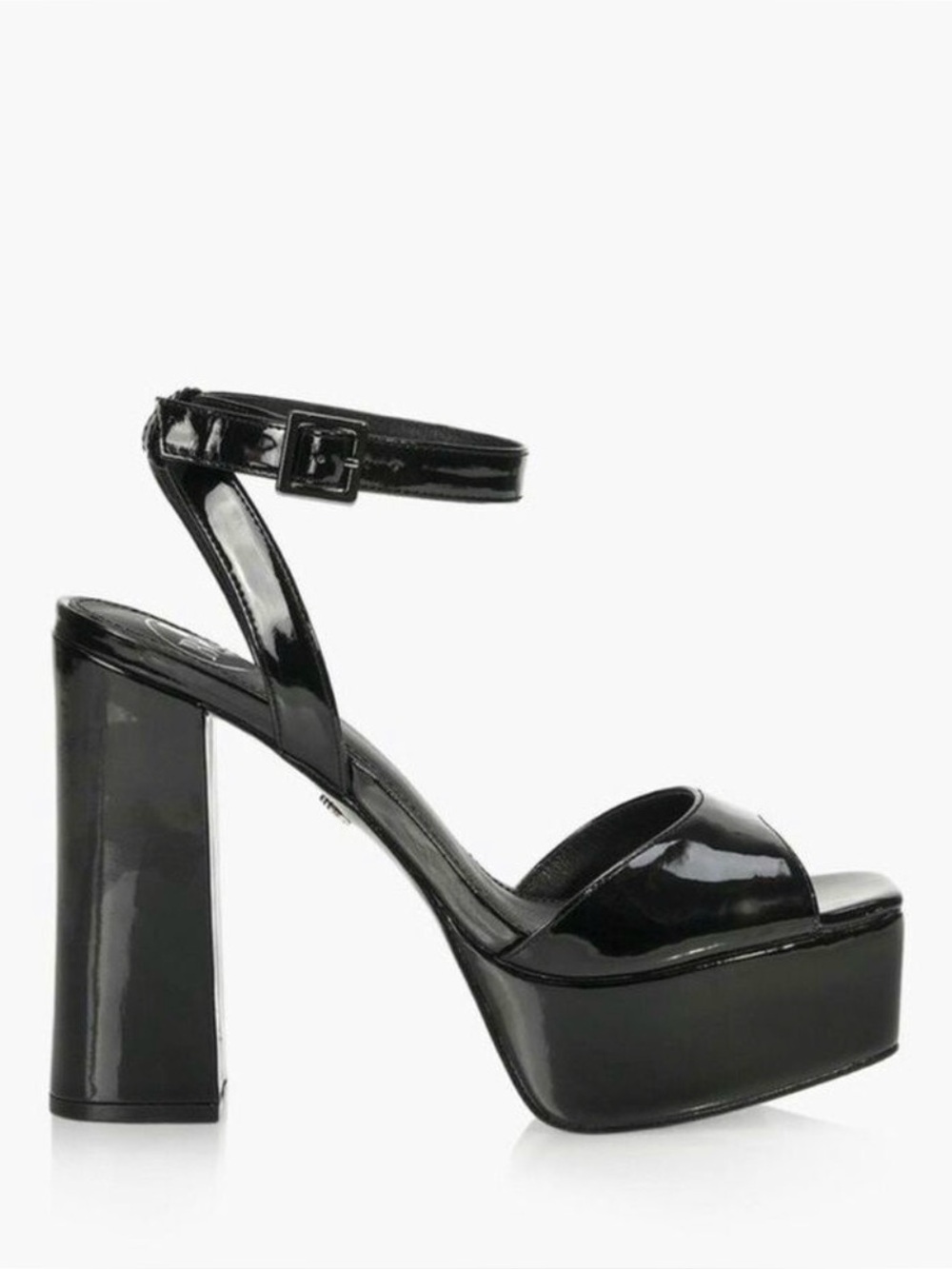 black patent platform shoes Size 6 Shoes Browns Riley black patent ankle strap